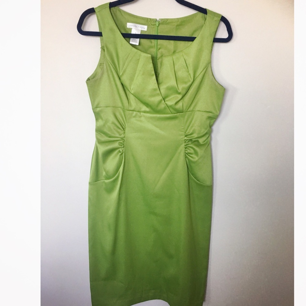 Pear colored London Times size 8 Dress